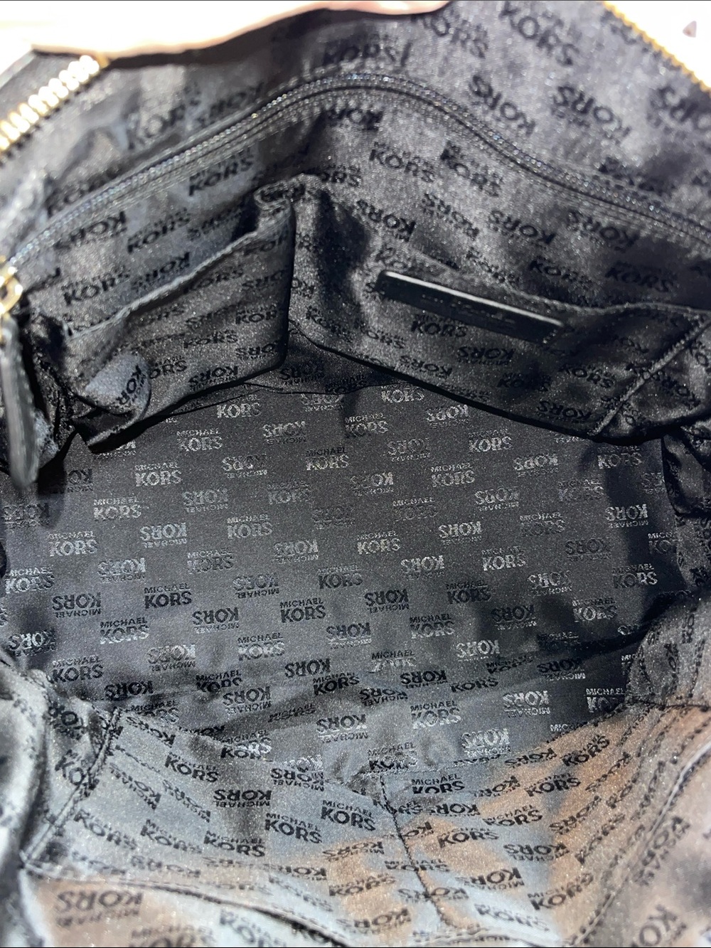Michael Kors Hudson Black Soft Leather Belted Satchel Shoulder Bag - Picture 12 of 14